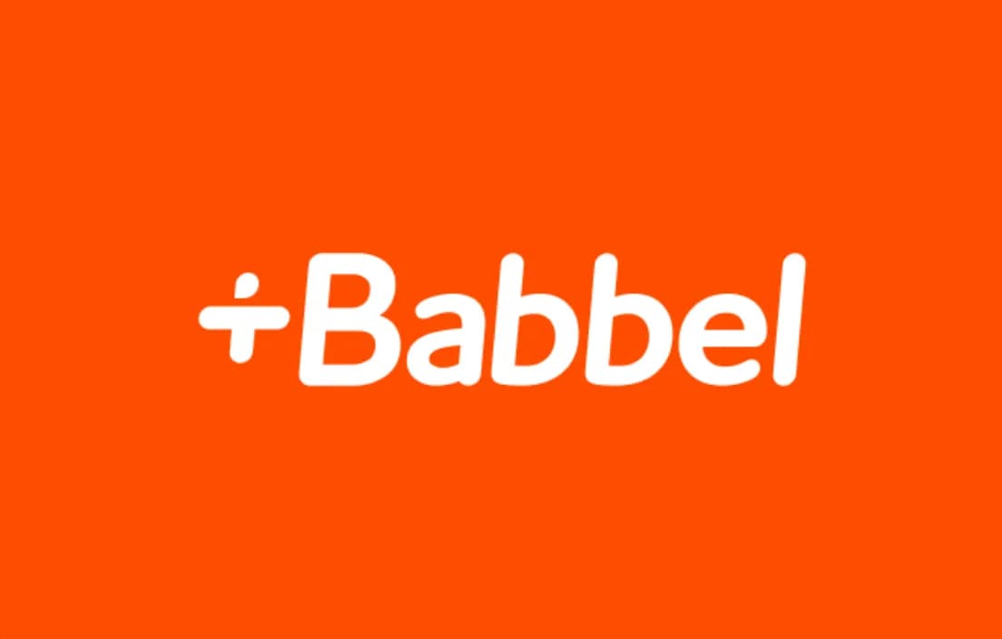 لوگوی Babbel در کاتالوگ کارتین