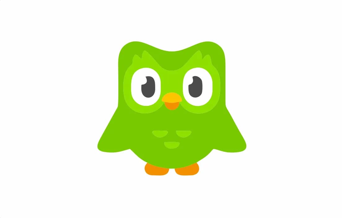 لوگوی Duolingo Super در کاتالوگ کارتین