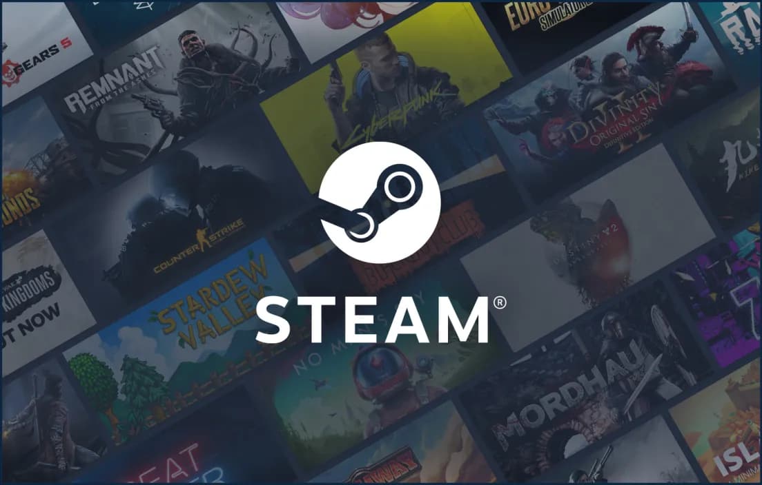 لوگوی Steam در کاتالوگ کارتین