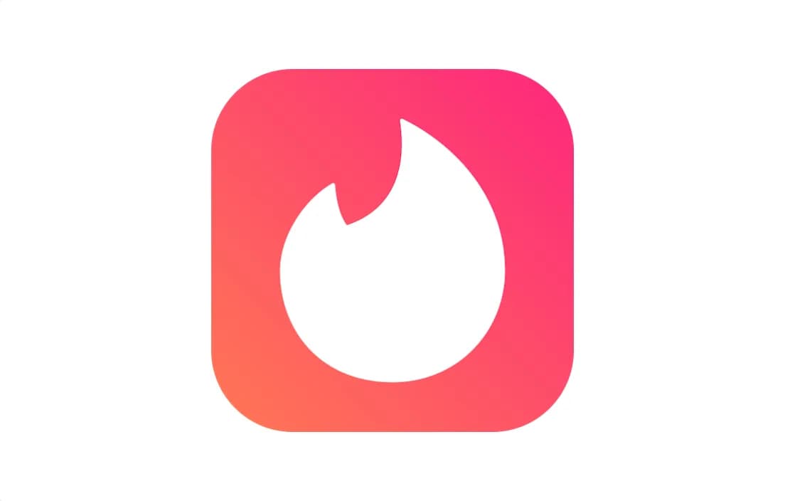 لوگوی Tinder در کاتالوگ کارتین