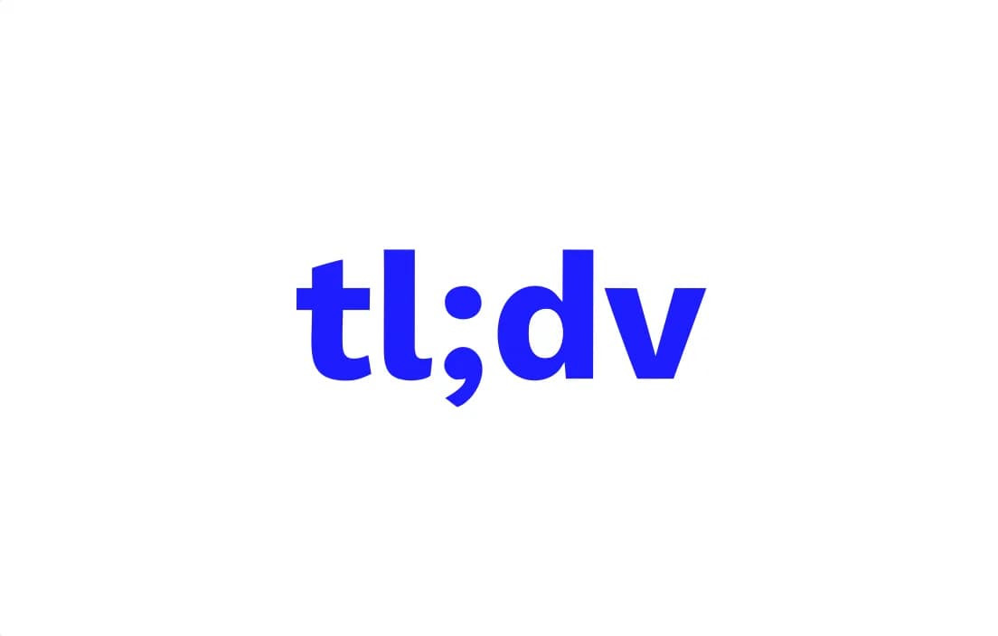 لوگوی Tl;dv در کاتالوگ کارتین