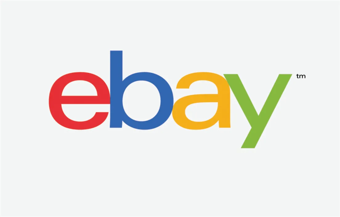 لوگوی Ebay در کاتالوگ کارتین