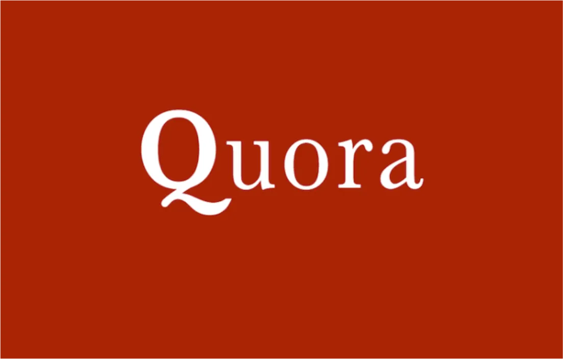 لوگوی Quora Ads در کاتالوگ کارتین