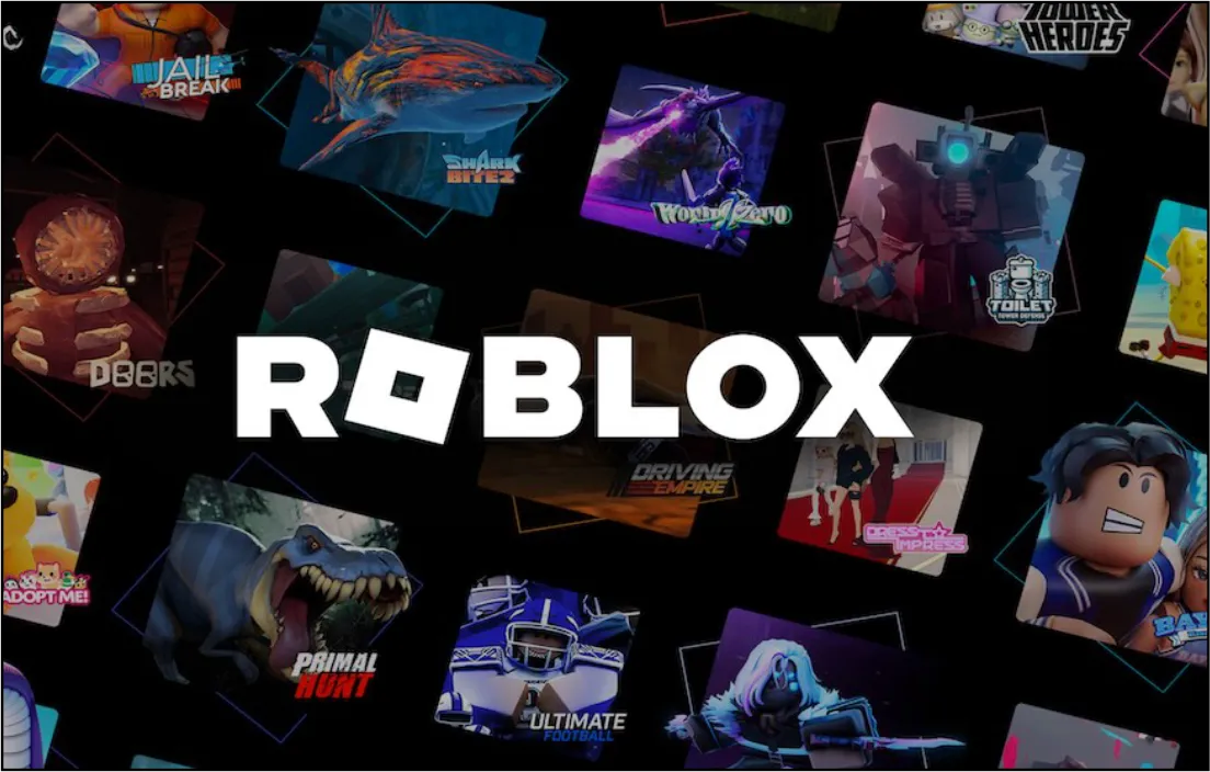 لوگوی Roblox در کاتالوگ کارتین