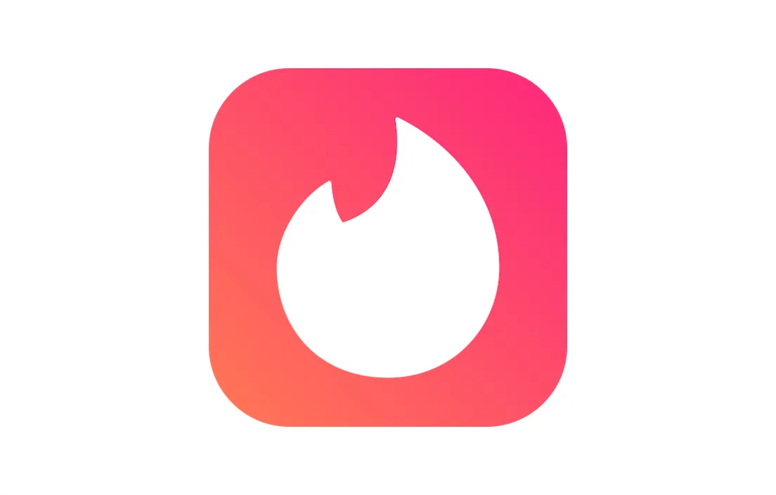 لوگوی Tinder در کاتالوگ کارتین